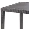 Gartentisch King Eckig Anthrazit 79x79x72cm Rattan-Optik Wetterfest Produktbild-Vorschau