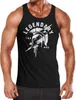 Herren Tank-Top Sparta Schrift Legendary Spartan Helmet Produktbild-Vorschau 1