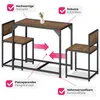 tectake® Sitzgruppe Milton 3-teilig Industrial Style Produktbild-Vorschau 3