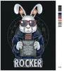 Zuty - Malen nach Zahlen - KANINCHEN ROCKER, 40x50 cm, mit Produktbild-Vorschau 3