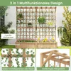 COSTWAY Blumenkasten mit Spalier & Dach, Pflanzkasten Produktbild-Vorschau 3
