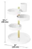 Umbra Pirouette, Gold, Weiß, Tisch, Einfarbig, 230 mm, 230 Produktbild-Vorschau 5