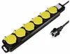 LogiLink Outdoor-Steckdosenleiste 6-fach schwarz IP44 Produktbild-Vorschau 1