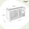 Fatmoose Recinto all'aperto BunnyBase Bliss in legno per Anteprima dell’immagine prodotto 6