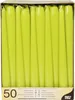 Papstar 81113 50 Candlesticks Diameter 2.2 X 25 Cm Lime Produktbild-Vorschau 8