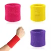 2 Stücke Sport Armband Einfarbig Saugfähigen Baumwolle Produktbild-Vorschau 5