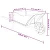 vidaXL Pflanzgefäß Schubkarre-Design 128x45,5x43 cm Produktbild-Vorschau 8