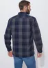 Carhartt Heavyweight Flannel Sherpa Hemd (niebieski, S) Podgląd zdjęcia produktu 12