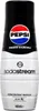 A product shot of a Sodastream Pepsi MAX syrup bottle. Produktbild-Vorschau