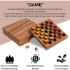 Dáma - dřevěná strategická hra se žlutou a červenou dámou Náhled obrázku produktu 5