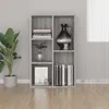 vidaXL Bücherregal/Sideboard Grau Sonoma 50x25x80 cm Produktbild-Vorschau 2