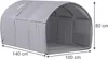 Tente tunnel Vitalispa Kubby Gris 100x80cm avec fenêtre, Voir les images du produit 2