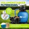 tillvex® Filtre à sable de piscine bleu 13.200L/h jusqu'à Voir les images du produit 8