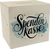 Spendenkasse Aquarell-Illustration Spardose aus Holz Produktbild-Vorschau 1