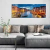 DEQORI Glasbild Echtglas 150x60 cm 'Venedigs Canal Grande' Produktbild-Vorschau 3