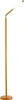 A floor lamp with a wooden-look pole and a silver joint, against a white background. Anteprima dell’immagine prodotto