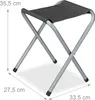 Set tavolo da campeggio Relaxdays, pieghevole, 4 sedie, Anteprima dell’immagine prodotto 5