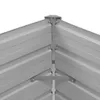 vidaXL Lit surélevé de jardin brun 100 x 40 x 45 cm Acier Voir les images du produit 7