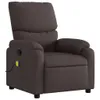 vidaXL Massagesessel Dunkelbraun Stoff Produktbild-Vorschau 1