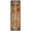 vidaXL Garderobe 35x8x110 cm Raues Massivholz Mango Produktbild-Vorschau 1