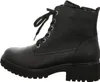 A side view of a black lace-up boot. Anteprima dell’immagine prodotto
