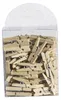 Mini Holz Wäscheklammern 2 cm Deko Fotos DIY Basteln, 50 Produktbild-Vorschau 2