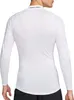 Nike Dri-Fit Fitness Mock-Neck Long-Sleeve Top White/Black Produktbild-Vorschau 8