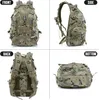 (Camouflage) Sac à dos militaire tactique de 25L, sac à dos Voir les images du produit 5