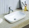Mexen Nina umywalka wpuszczana w blat 51 x 33 cm, biała - Podgląd zdjęcia produktu 3