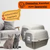 2x Katzenklo mit Deckel Schaufel Aktivkohlefilter - Haube Produktbild-Vorschau 6