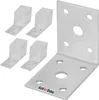 KOTARBAU® 50er Set Winkelverbinder 50 x 50 x 35 mm Stahl Produktbild-Vorschau 1