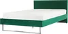BELIANI Doppelbett Grün Samtstoff Metallbeine 140 x 200 cm Produktbild-Vorschau 1