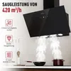 LEVIVO Cappa aspirante senza cornice A+++ da 60 cm per Anteprima dell’immagine prodotto 1