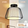 Ø30cm Deckenlampe Retro Deckenleuchte mit LED-Birne E27 Produktbild-Vorschau 2