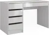 Biurko Vicco Sherry Biały wysoki połysk 55 x 120 cm z Podgląd zdjęcia produktu 1