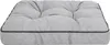 A light gray tufted cushion with a dark trim, shown from a front-facing angle. Náhled obrázku produktu