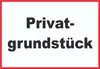 Privatgrundstück Schild schwarz-weiß-rot A5 (148x210mm) Produktbild-Vorschau 1