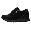 A black men's sneaker shown from the side against a white background. Produktbild-Vorschau