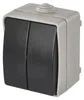 Interrupteur mural n° 5 IP54, 2 boutons 71049 Voir les images du produit 12