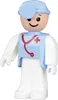 LENA Spielfiguren-Set  blau, Spielfiguren: Doktor, Produktbild-Vorschau 4