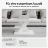 CASARIA® Couchtisch Weiß Holz Stauraum Ablage Kratzfest Produktbild-Vorschau 5