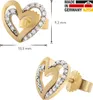 GLIZZ GL8841 Damen-Ohrringe Gold 333/8K Zirkonia Ohrstecker 5 Produktbild-Vorschau
