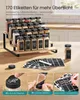 SONGMICS Gewürzgläser 24er Set, Eckige Gewürzdosen aus Produktbild-Vorschau 5