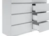 Kommode mit 8 Schubladen 120cm Sideboard Wohnzimmer Produktbild-Vorschau 5