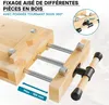 Wiltec Banco da lavoro portatile 45,5x28x7 cm & morsa Mini Anteprima dell’immagine prodotto 3