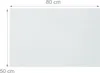 Relaxdays Magnetisch glazen tafel, 80x50 cm, met 3 Productafbeelding-voorbeeld 3