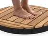 Blumfeldt Sumatra Teak Round, zahradní sprcha, hliník, Náhled obrázku produktu 5