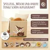 Bieco Boîte de rangement enfants biches | Rangement chambre Voir les images du produit 6