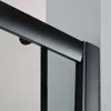 Porta doccia nicchia nero opaco scorrevole 130 cm | City Anteprima dell’immagine prodotto 6
