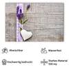 Abwaschbare Tischsets 8er Set Landhaus-Stil Lavendel Produktbild-Vorschau 4